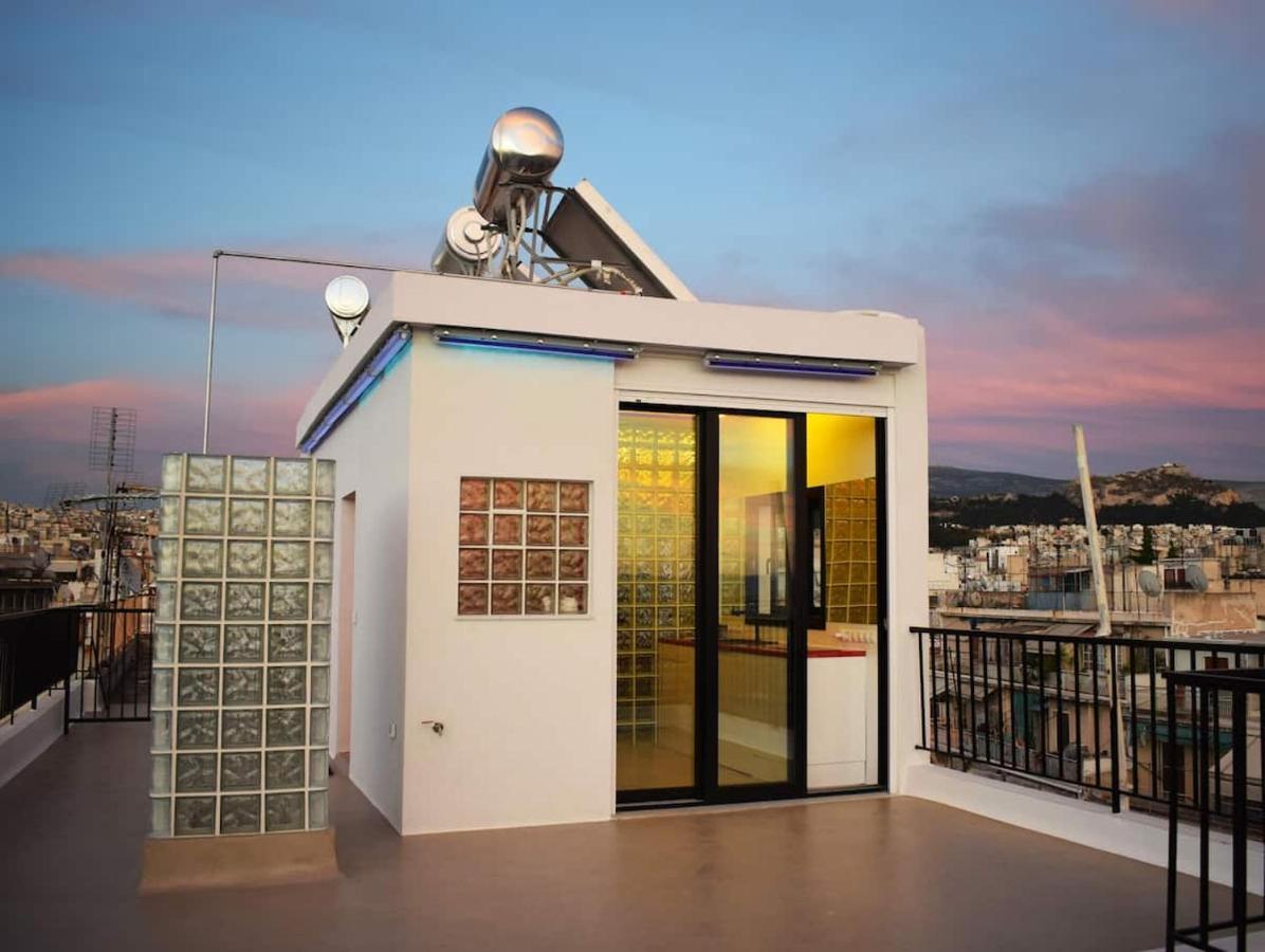 אתונה Rooftop Studio Breathtaking Views By Ghh מראה חיצוני תמונה